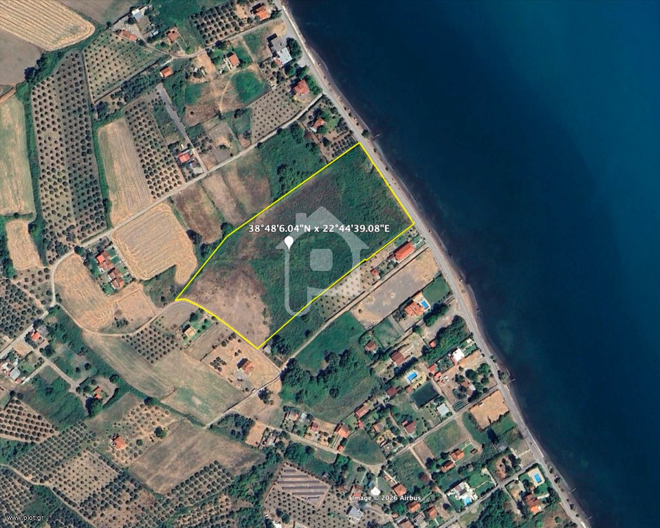 Very Large Coastal Land Field - 34.164 τ.μ. πρός πώληση, Φθιώτιδας, Καμένα Βούρλα
