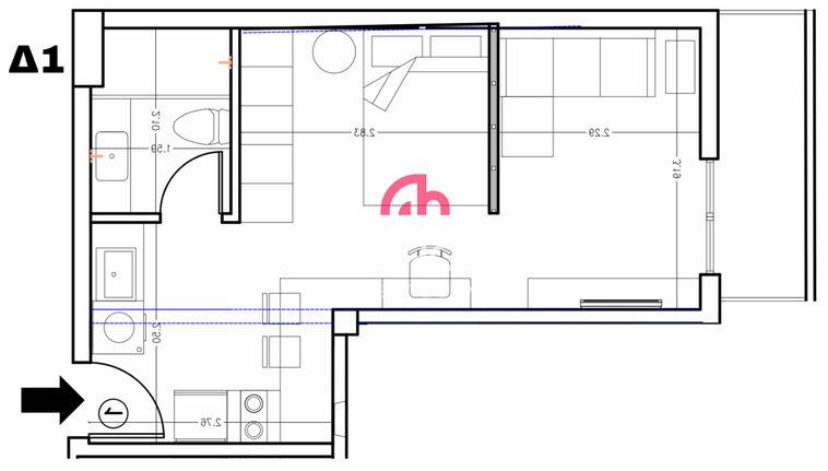 Studio / γκαρσονιέρα 33 τ.μ. για πώληση, Θεσσαλονίκη - Κέντρο, Κέντρο