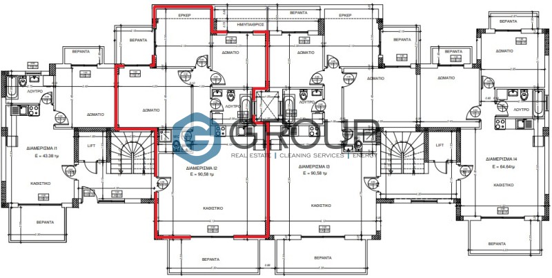 Διαμέρισμα 106 τ.μ. προς πώληση, Εφορία Αλεξανδρούπολης