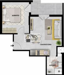 Studio / γκαρσονιέρα 43 τ.μ. για πώληση, Θεσσαλονίκη - Κέντρο, Κάτω Τούμπα-thumb-4