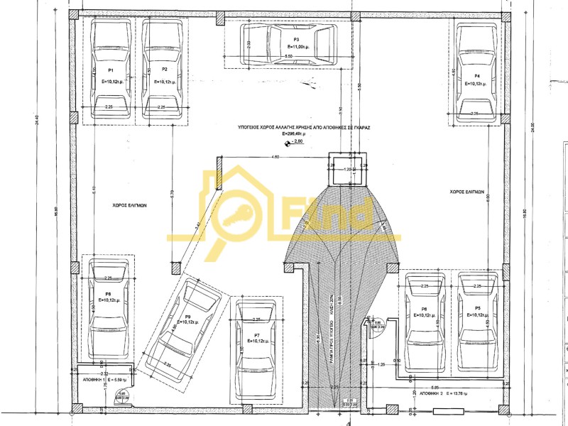 Parking 340 τ.μ. πρός πώληση, Αθήνα - Κέντρο, Άνω Πατήσια