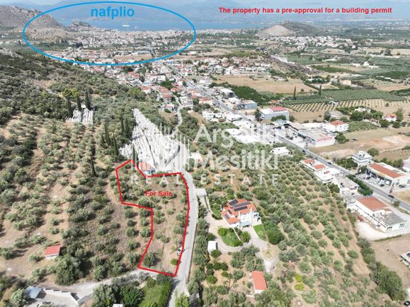 Αγροτεμάχια 2.600 τ.μ. για πώληση, Αργολίδα, Ναύπλιο