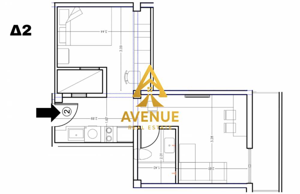 Studio / γκαρσονιέρα 36 τ.μ. πρός πώληση, Θεσσαλονίκη - Κέντρο, Κέντρο