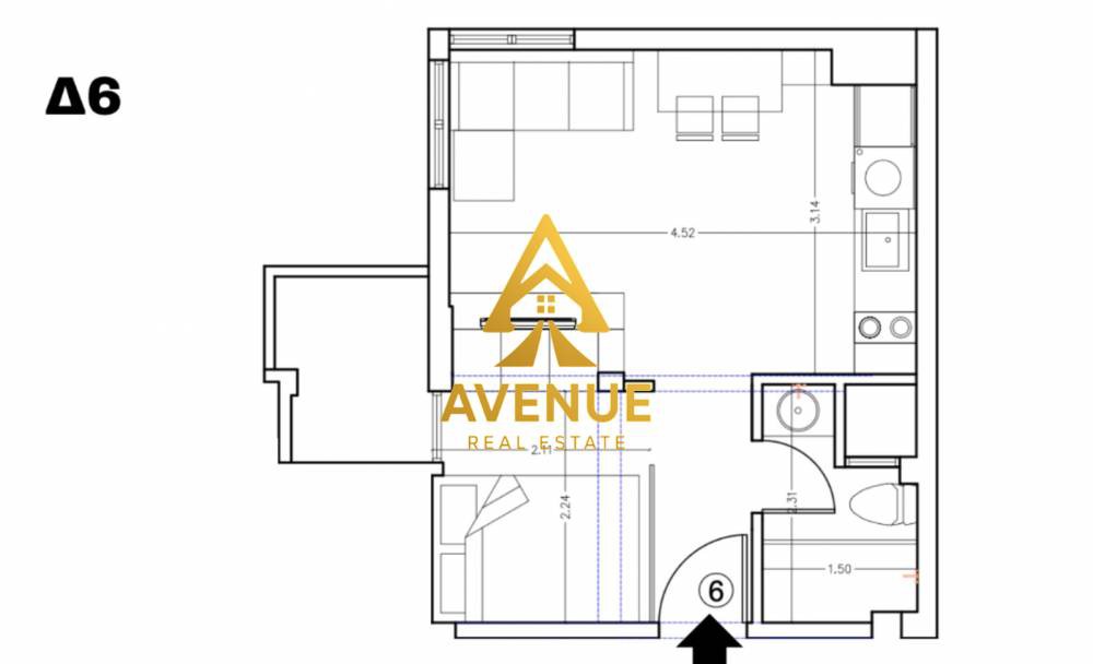 Studio / γκαρσονιέρα 33 τ.μ. πρός πώληση, Θεσσαλονίκη - Κέντρο, Κέντρο