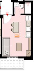 Studio / γκαρσονιέρα 25 τ.μ. προς πώληση, Διοικητήριο-thumb-11