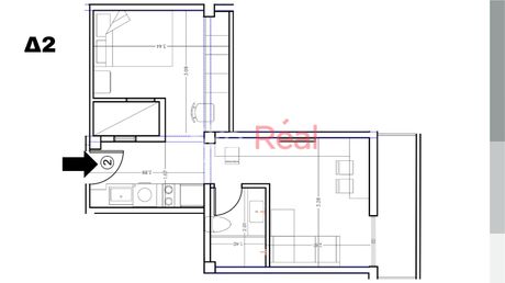 Studio / γκαρσονιέρα 36 τ.μ. προς πώληση