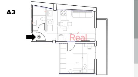 Studio / γκαρσονιέρα 40 τ.μ. προς πώληση