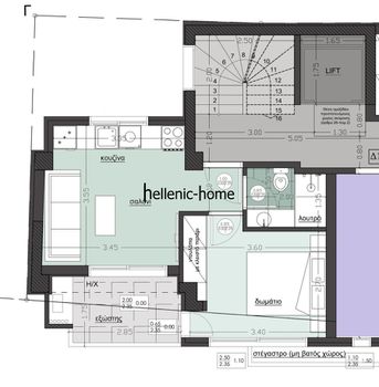 Studio / γκαρσονιέρα 46 τ.μ. πρός πώληση