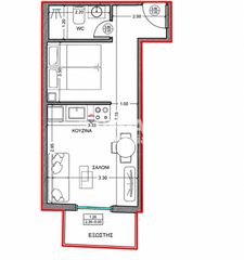 Studio / γκαρσονιέρα 29 τ.μ. για πώληση