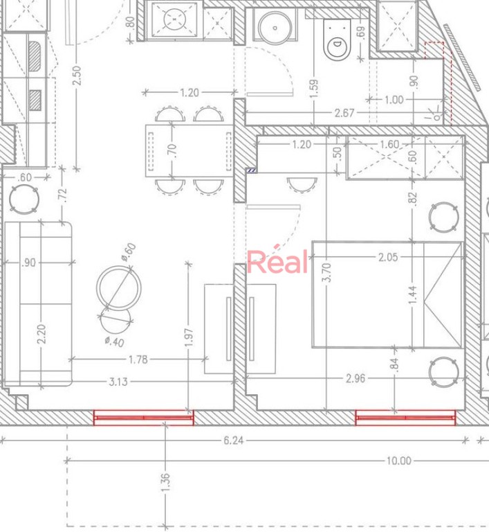 Studio / γκαρσονιέρα 40 τ.μ. πρός πώληση, Θεσσαλονίκη - Κέντρο, Φάληρο