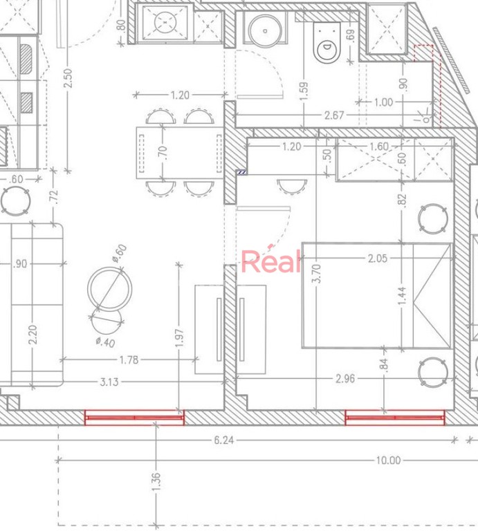 Studio / γκαρσονιέρα 40 τ.μ. πρός πώληση, Θεσσαλονίκη - Κέντρο, Φάληρο