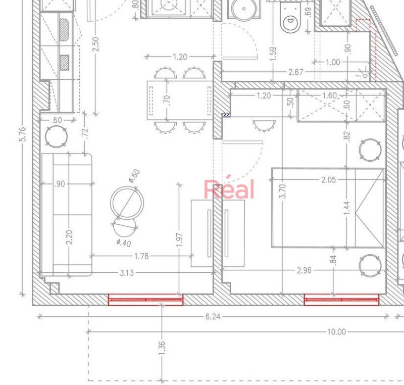 Studio / γκαρσονιέρα 40 τ.μ. πρός πώληση, Θεσσαλονίκη - Κέντρο, Φάληρο