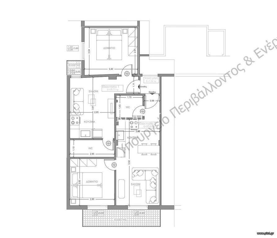 Studio / γκαρσονιέρα 27,24 τ.μ. προς πώληση, Ανάληψη Θεσσαλονίκης