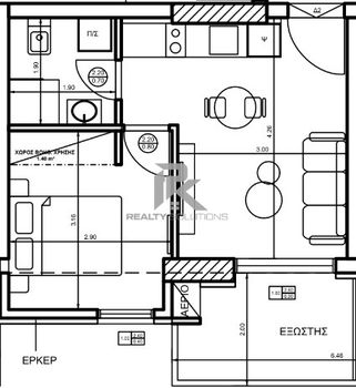 Studio / γκαρσονιέρα 40 τ.μ. προς πώληση