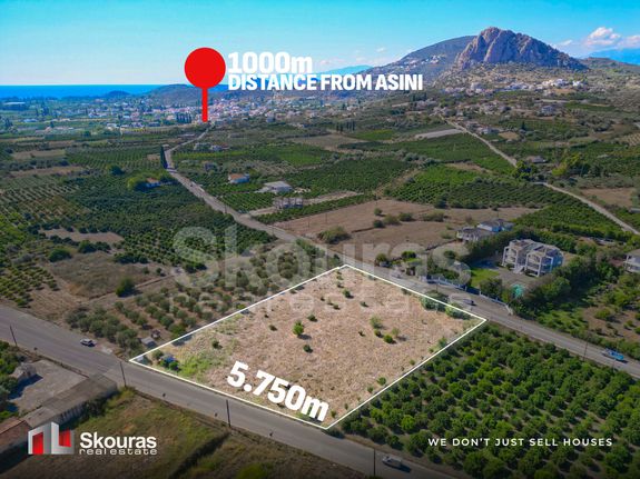 Αγροτεμάχια 5.750 τ.μ. για πώληση, Αργολίδα, Ασίνη