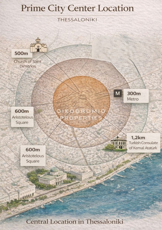 Studio / γκαρσονιέρα 43 τ.μ. πρός πώληση, Θεσσαλονίκη - Κέντρο, Παναγία Φανερωμένη