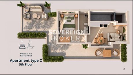 Studio / γκαρσονιέρα 35 τ.μ. προς πώληση