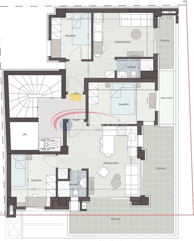 Studio / γκαρσονιέρα 42 τ.μ. προς πώληση, Άγιος Παντελεήμων Καλαμαριάς