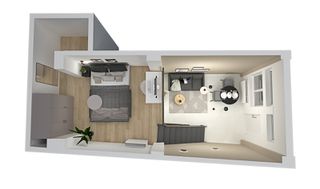 Studio / γκαρσονιέρα 42 τ.μ. προς πώληση, Ιπποκράτειο-thumb-4