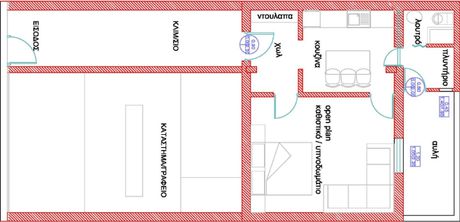 Διαμέρισμα 50 τ.μ. πρός πώληση