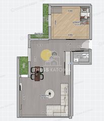 Studio / γκαρσονιέρα 46 τ.μ. πρός πώληση, Θεσσαλονίκη - Κέντρο, Βαρδάρης-thumb-12
