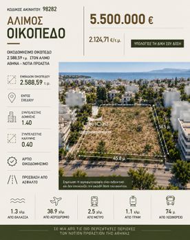 Land plot 2.588,59 sqm for sale