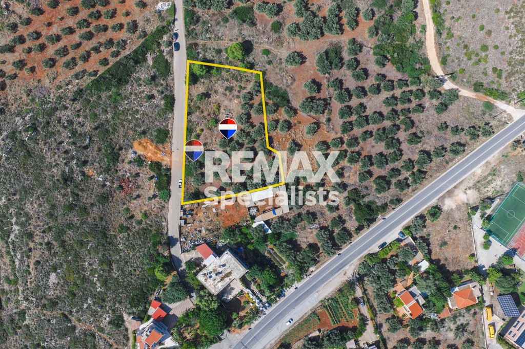 Οικόπεδο 2.985,17 τ.μ. πρός πώληση, Ν. Χανίων, Ακρωτήρι