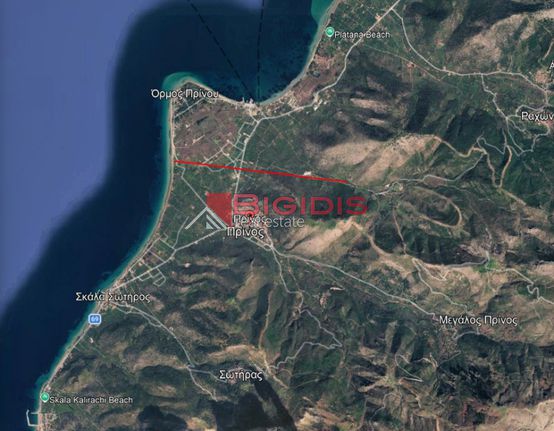 Αγροτεμάχια 27.000 τ.μ. για πώληση, Ν. Καβάλας, Θάσος