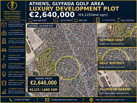 Οικόπεδο 640 τ.μ. προς πώληση