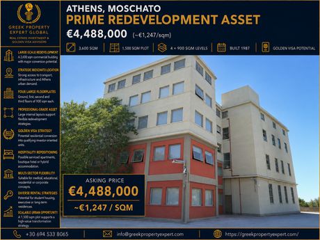 Επιχειρηματικό κτίριο 3.600 τ.μ. προς πώληση