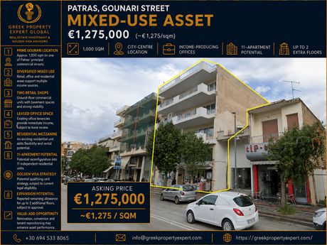 Επιχειρηματικό κτίριο 1.000 τ.μ. προς πώληση
