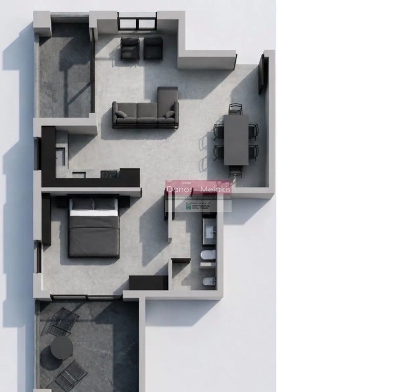 Apartment 50 sqm for sale, Souda Center