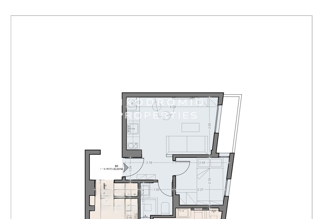 Studio / γκαρσονιέρα 30 τ.μ. πρός πώληση, Θεσσαλονίκη - Κέντρο, Άνω Πόλη