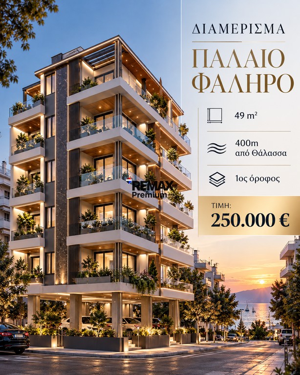 Διαμέρισμα 49 τ.μ. πρός πώληση, Αθήνα - Νότια Προάστια, Παλαιό Φάληρο