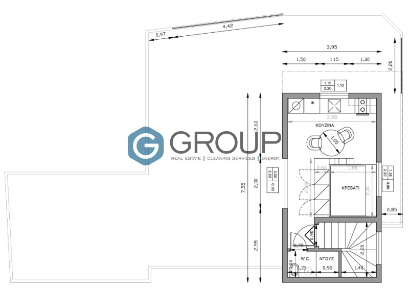 Studio / γκαρσονιέρα 26 τ.μ. πρός ενοικίαση, Εβρος, Αλεξανδρούπολη