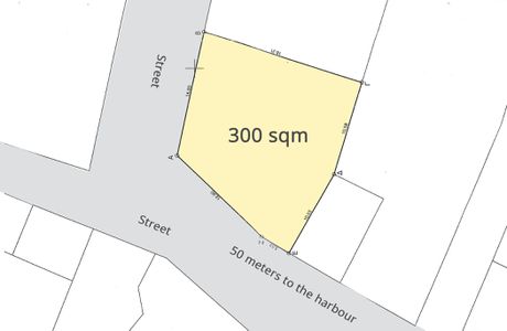 Land plot 300 sqm for sale