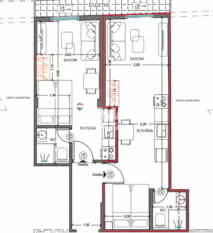 Studio / γκαρσονιέρα 34 τ.μ. προς πώληση, Θεσσαλονίκη - Κέντρο, Φάληρο