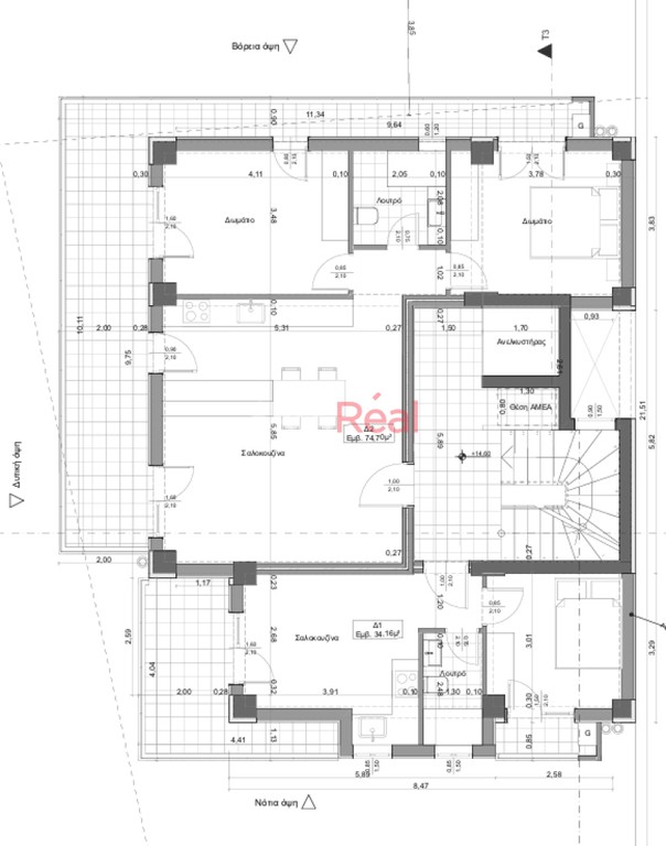 Studio / γκαρσονιέρα 44 τ.μ. πρός πώληση, Θεσσαλονίκη - Κέντρο, Κάτω Τούμπα
