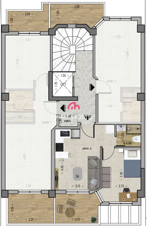 Studio / γκαρσονιέρα 44 τ.μ. πρός πώληση, Θεσσαλονίκη - Κέντρο, Κάτω Τούμπα