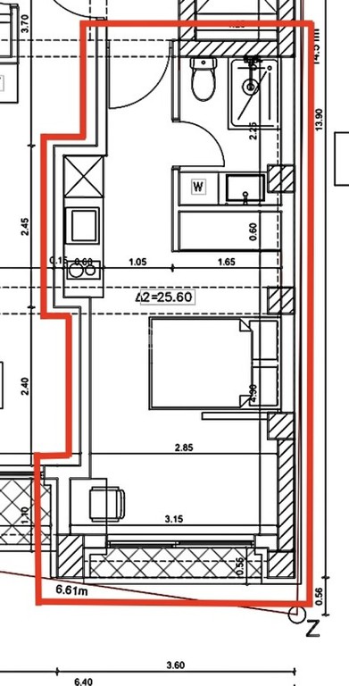 Studio / γκαρσονιέρα 34 τ.μ. προς πώληση, Κέντρο Καλαμαριάς