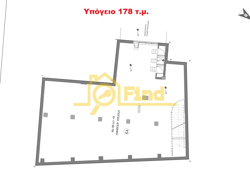 Αίθουσα 433 τ.μ. προς ενοικίαση, Φιλοπάππου