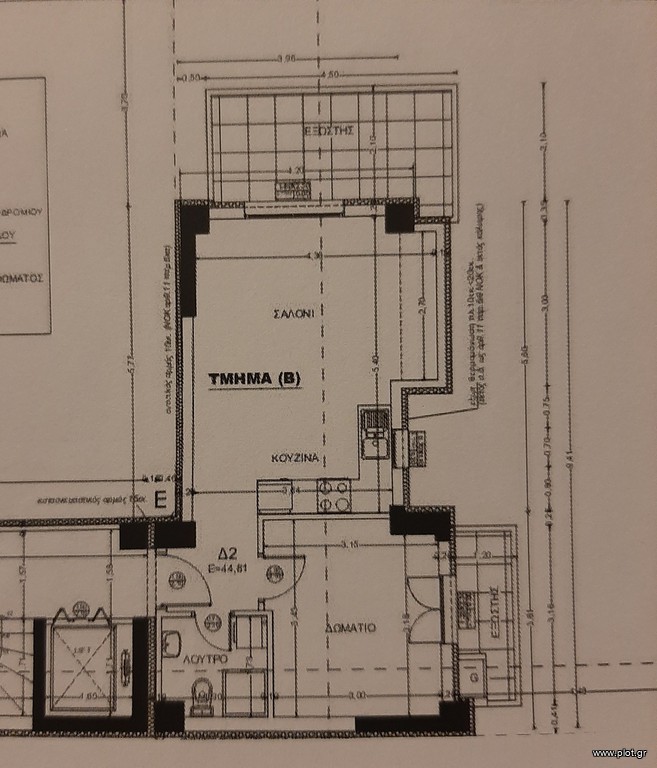 Studio / γκαρσονιέρα 56 τ.μ. προς πώληση, Νέα Πολιτεία Ευόσμου