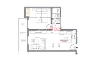 Studio / γκαρσονιέρα 38 τ.μ. προς πώληση, Διοικητήριο-thumb-12