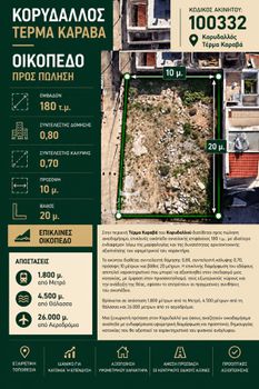 Οικόπεδο 180 τ.μ. προς πώληση