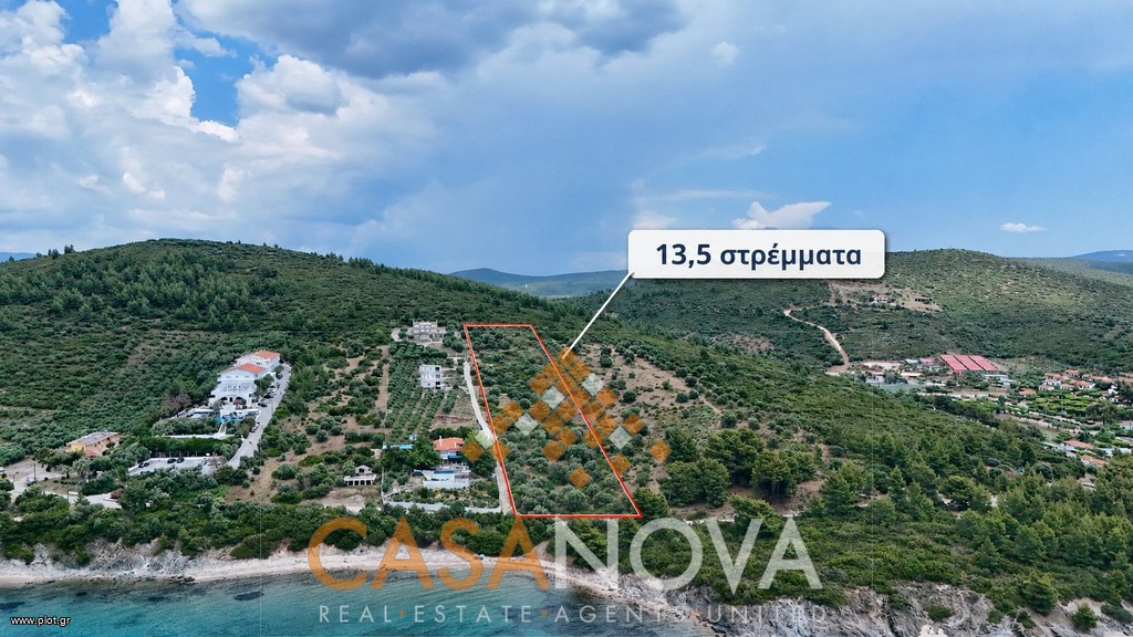 Οικόπεδο 13.500 τ.μ. προς πώληση, Χαλκιδική, Ορμύλια
