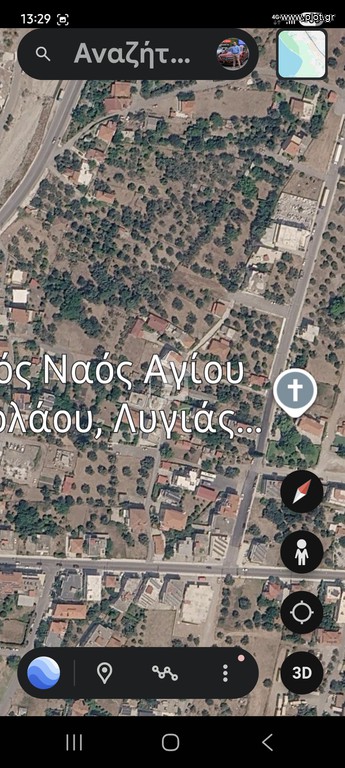 Οικόπεδο 550 τ.μ. προς πώληση, Λυγιάς