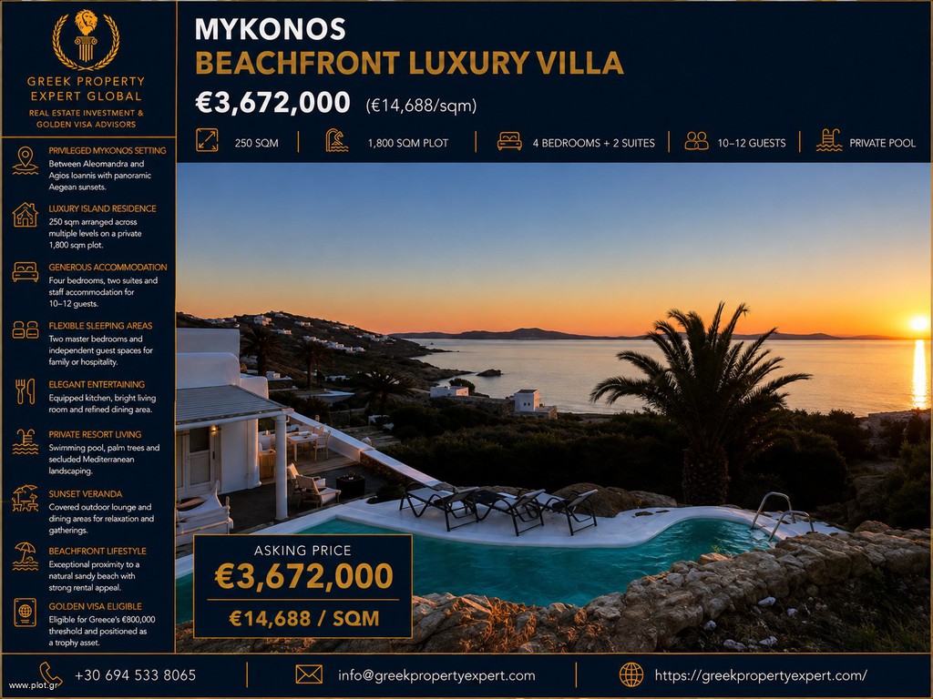 Βίλλα 250 τ.μ. προς πώληση, Χώρα Μυκόνου