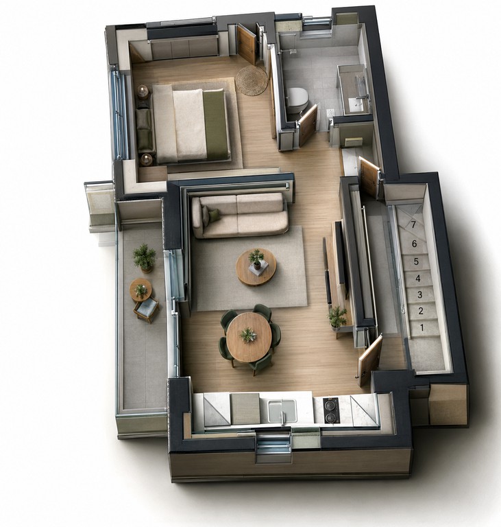 Studio / γκαρσονιέρα 30 τ.μ. προς πώληση, Τσικαλαριά Σούδας